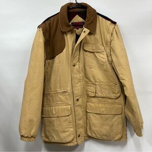 Vintage Mens Outdoor hunting vest Jacket 2 in 1 convertible zip off sleeves